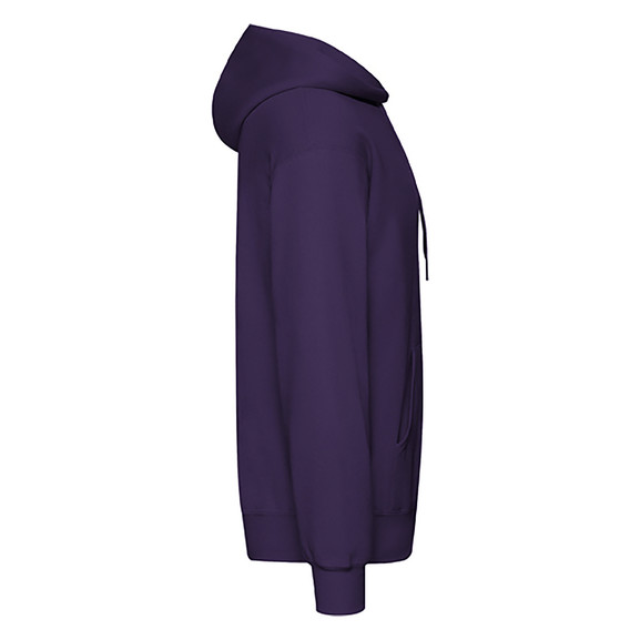 Fioletowa bluza męska Hooded Sweat Fruit of the Loom