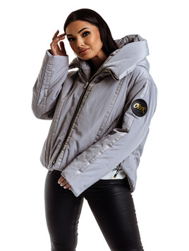 Szara kurtka  z kapturem Cocomore