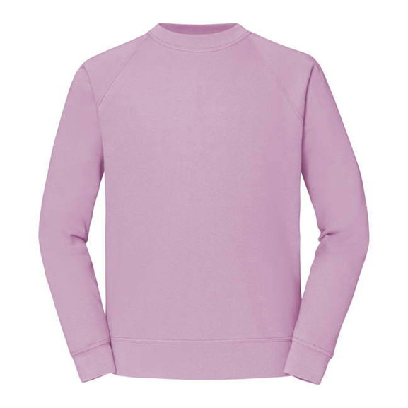 Różowa bluza męska Raglan Sweat Fruit of the Loom