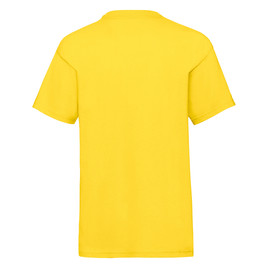 Żółta koszulka dziecięca bawełniana Fruit of the Loom