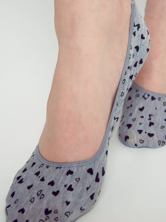 Stopki serduszka, nutki szare