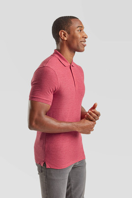 Czerwona koszulka męska Iconic Polo Friut of the Loom