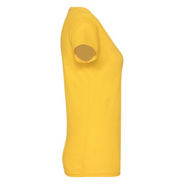 Żółta koszulka damska Lady fit Oryginal Fruit of the Loom