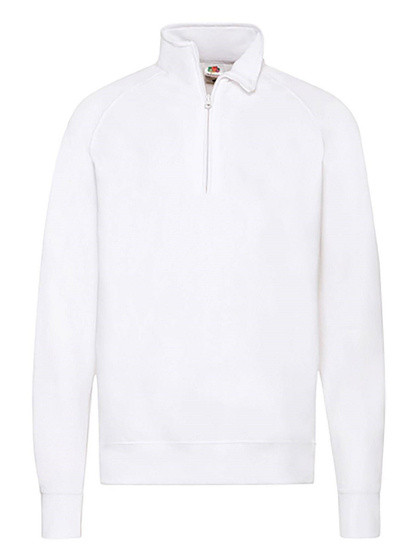 Biała bluza męska Lightweight Sweat Jacket Fruit of the Loom