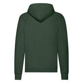 Zielona bluza męska z kapturem Lightweight Hooded Sweat Fruit of the Loom 
