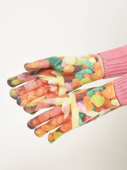 Rękawiczki dotykowe cukierki pomarańczowe