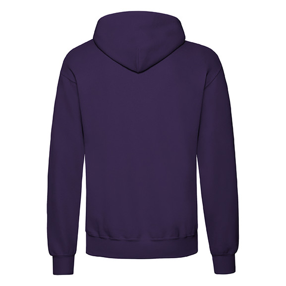 Fioletowa bluza męska Hooded Sweat Fruit of the Loom