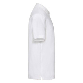 Biała koszulka męska Premium Polo Friut of the Loom