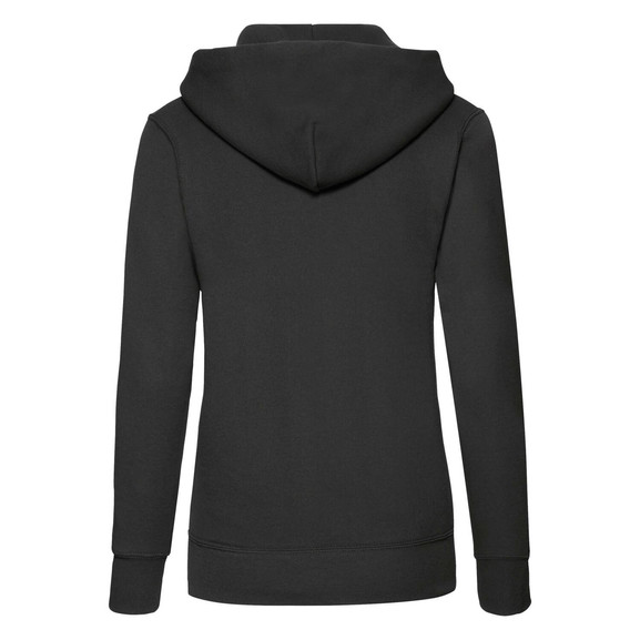 Czarna bluza z kapturem Hooded Sweat Fruit of the Loom