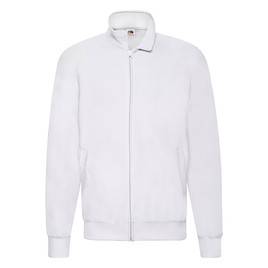 Biała bluza męska Lightweight Sweat Jacket Fruit of the Loom 