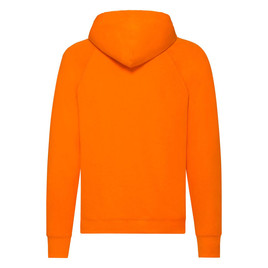 Pomarańczoa bluza męska z kapturem Lightweight Hooded Sweat Fruit of the Loom 