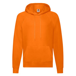 Pomarańczoa bluza męska z kapturem Lightweight Hooded Sweat Fruit of the Loom 