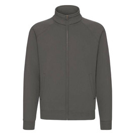 Grafitowa bluza męska rozpinana Sweat Jacket Fruit of the Loom 