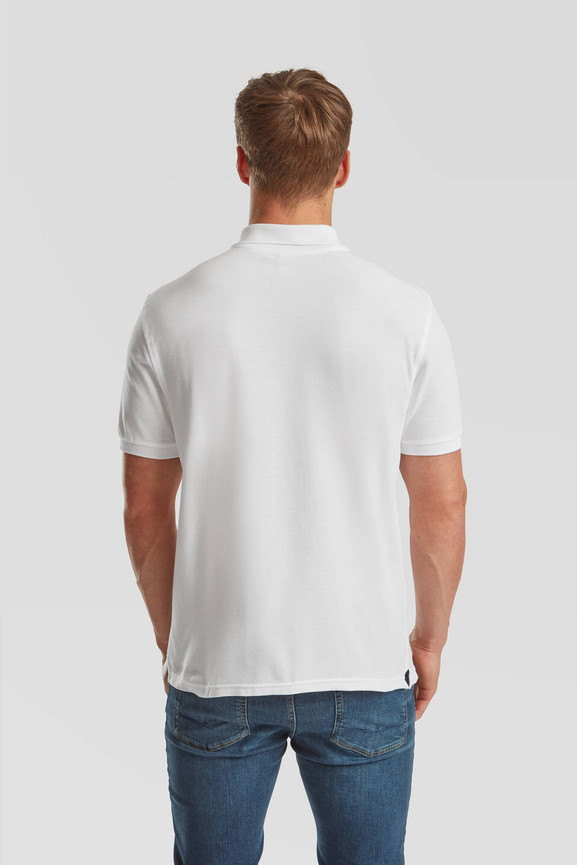 Biała koszulka męska Iconic Polo Friut of the Loom
