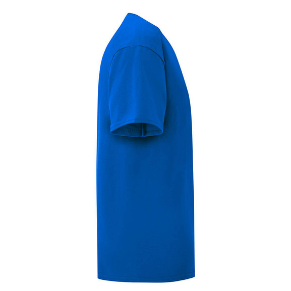 Niebieska koszulka dziecięca z czesanej bawełny Fruit of the Loom