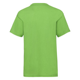 Zielona koszulka dziecięca bawełniana Fruit of the Loom