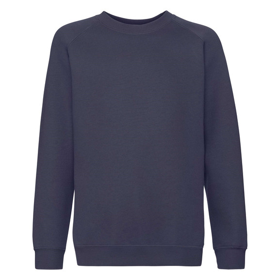 Granatowa bluza dziecięca Raglan Sweat Fruit of the Loom