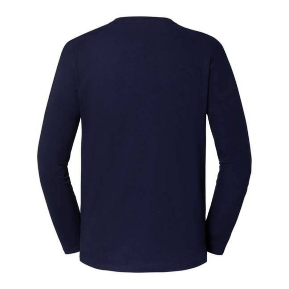 Granatowa koszulka męska Iconic 195 Ringspun Premium Fruit of the Loom