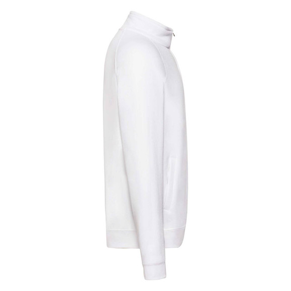 Biała bluza męska Sweat Jacket Fruit of the Loom