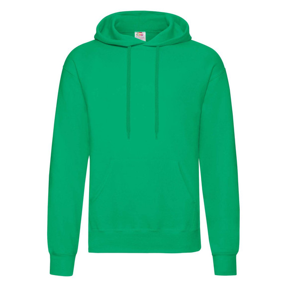 Zielona bluza męska Hooded Sweat Fruit of the Loom