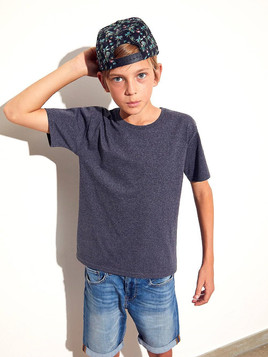 Szara koszulka dziecięca z czesanej bawełny Fruit of the Loom 