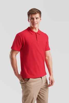 Czerwona koszulka męska polo Original Polo Friut of the Loom