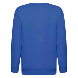 Niebieska bluza dziecięca Set-In Sweat Fruit of the Loom