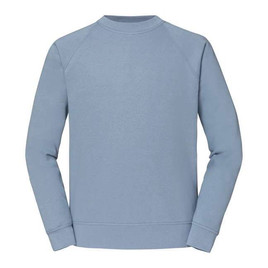 Błękitna bluza męska Raglan Sweat Fruit of the Loom 