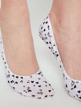 Stopki serduszka, nutki białe