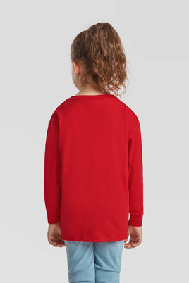 Czerwona koszulka dziecięca Valueweight Fruit of the Loom