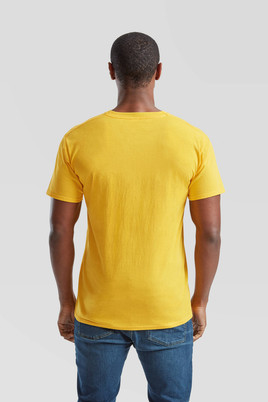 Żółta koszulka męska Valueweight Fruit of the Loom