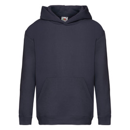 Granatowa bluza dziecięca Hooded Sweat Fruit of the Loom