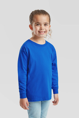 Niebieska koszulka dziecięca Valueweight Fruit of the Loom