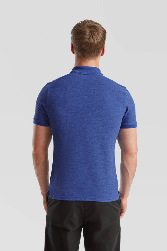 Niebieska koszulka męska Iconic Polo Friut of the Loom