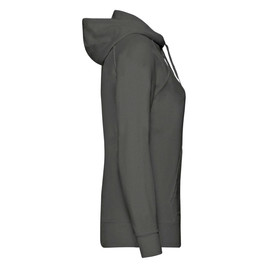 Grafitowa bluza z kapturem Lady fit Fruit Of The Loom