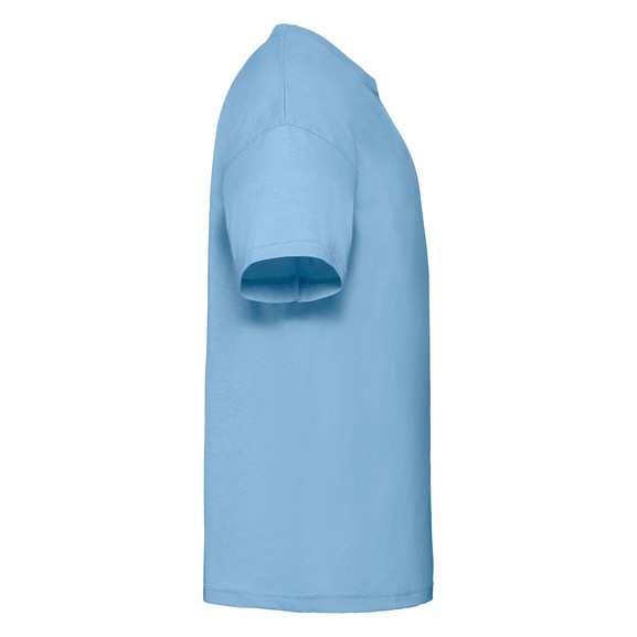 Błękitna koszulka dziecięca bawełniana Fruit of the Loom