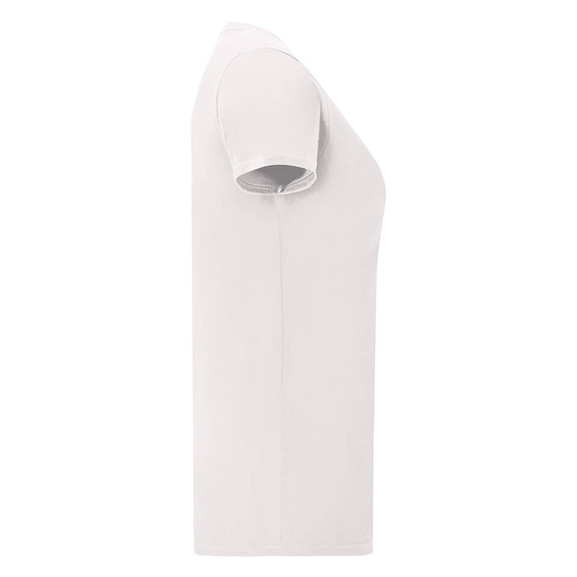 Biała koszulka damska Iconic z czesanej bawełny Fruit of the Loom