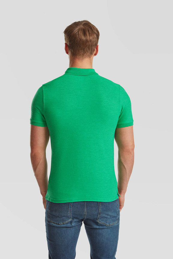 Zielona koszulka męska Iconic Polo Friut of the Loom