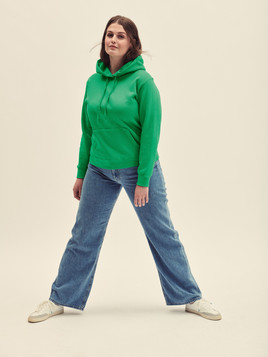 Zielona bluza z kapturem Hooded Sweat Fruit of the Loom