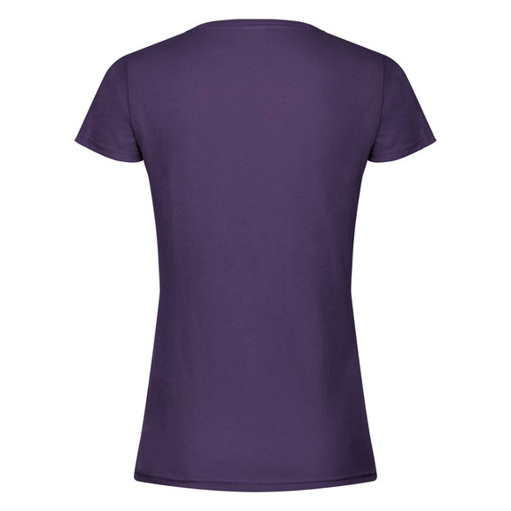 Fioletowa koszulka damska Lady fit Oryginal Fruit of the Loom