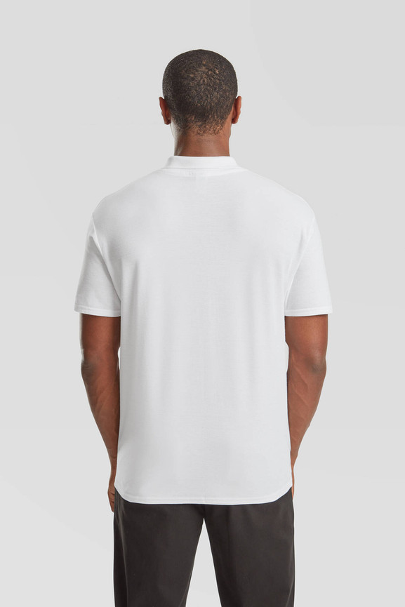 Biała koszulka męska polo Original Polo Friut of the Loom