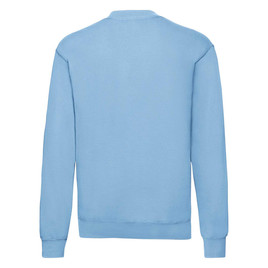 Błekitna bluza męska Set-in Sweat Fruit of the Loom