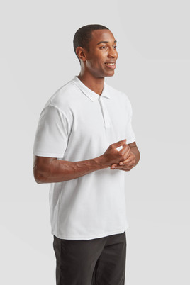 Biała koszulka męska polo Original Polo Friut of the Loom