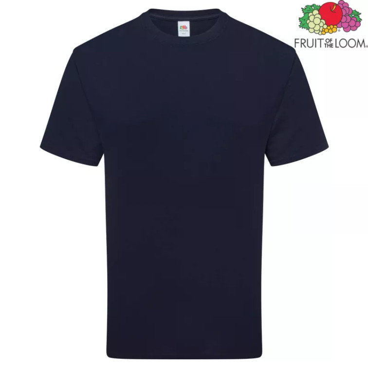 Granatowa koszulka Pure Cotton T  Fruit of the Loom