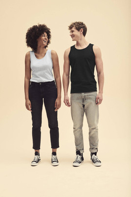 Szara koszulka damska Valueweight Vest Fruit of the Loom