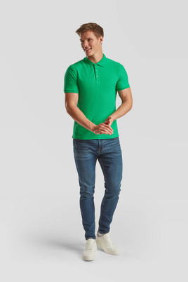 Zielona koszulka męska Iconic Polo Friut of the Loom