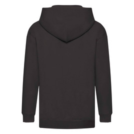 Czarna bluza dziecięca z kapturem Zip Through Hooded Sweat Fruit of the Loom 