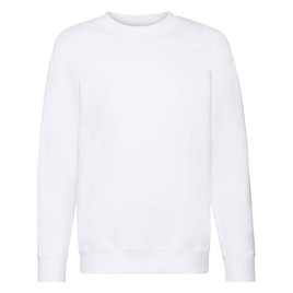 Biała bluza dziecięca Set-In Sweat Fruit of the Loom