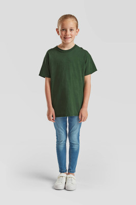 Zielona koszulka dziecięca Oryginal Fruit of the Loom