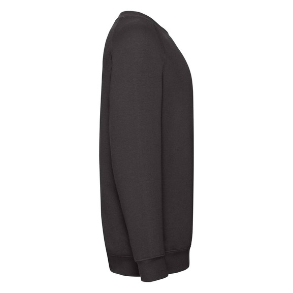 Czarna bluza dziecięca Raglan Sweat Fruit of the Loom